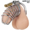 Κλουβί πέους ADDICTED TOYS LOCKED - IRON CELL METAL PENIS CAGE 4 CM SIZE S