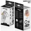 Κλουβί πέους ADDICTED TOYS LOCKED - IRON CELL METAL PENIS CAGE 4.5 CM SIZE M