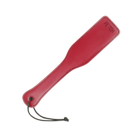 Κουπί κόκκινο FETISH SUBMISSIVE DARK ROOM - VEGAN LEATHER WHIP