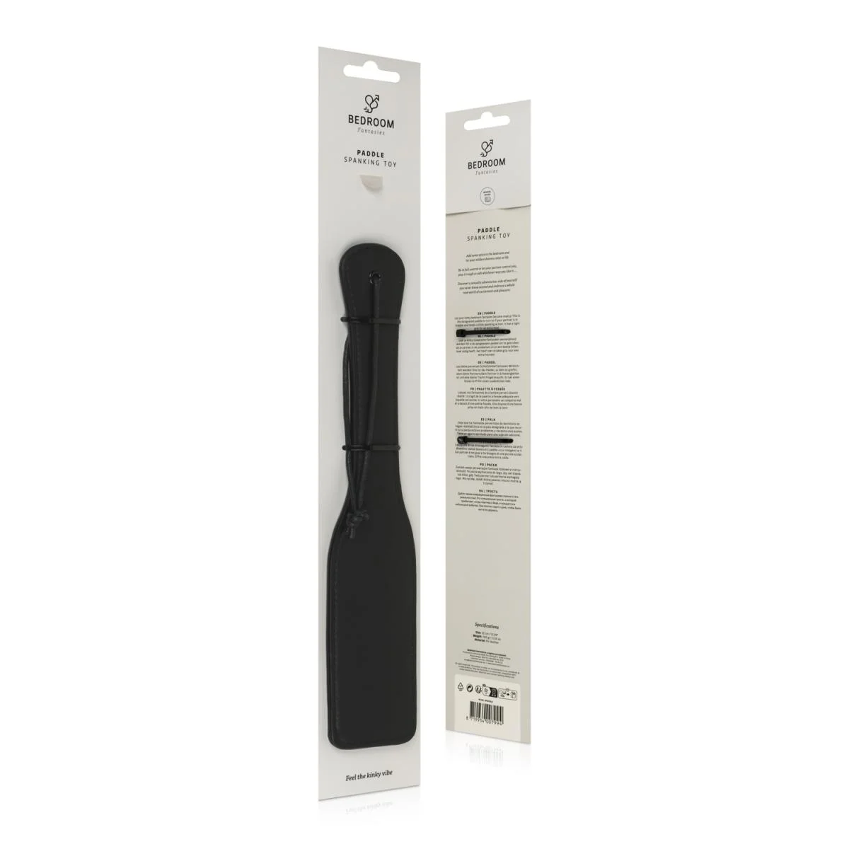 Κουπί Bedroom Fantasies Faux Leather Paddle - Black