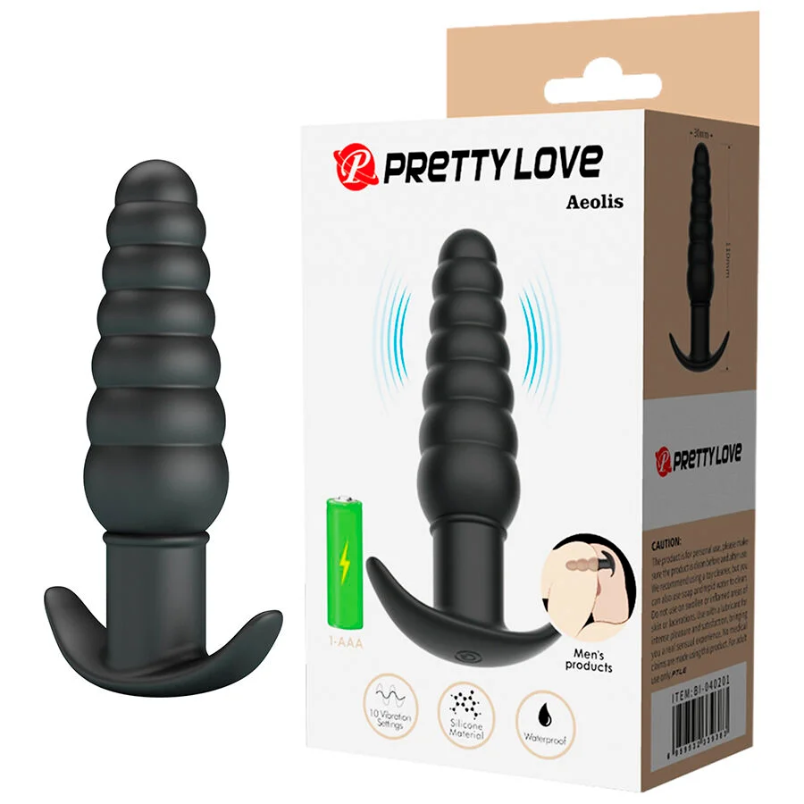 Πρωκτική σφήνα με δόνηση PRETTY LOVE - IMRON AEOLIS ANAL PLUG