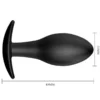 Πρωκτική σφήνα PRETTY LOVE - ANAL PLUG SILICONE ANCHOR 8.5 CM BLACK