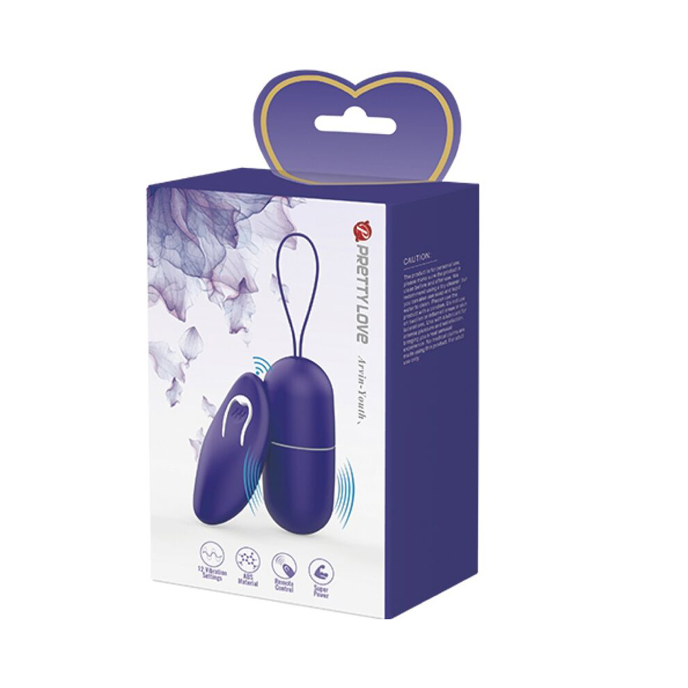 Ασύρματο αυγό PRETTY LOVE - ARVIN YOUTH EGG REMOTE CONTROL VIOLET