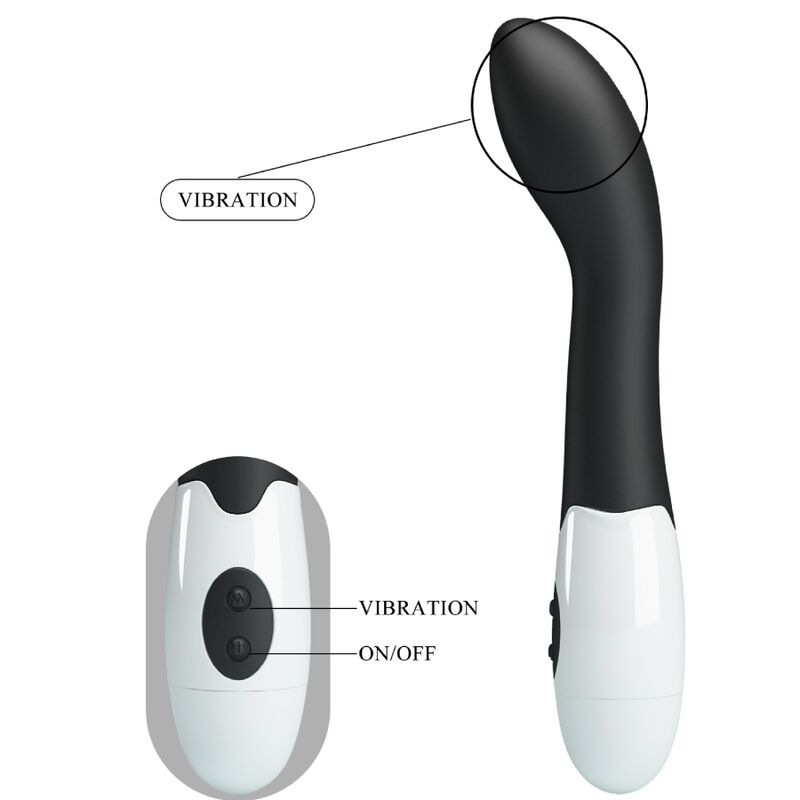G-spot Δονητής PRETTY LOVE - BISHOP G-SPOT VIBRATOR 30 MODES BLACK