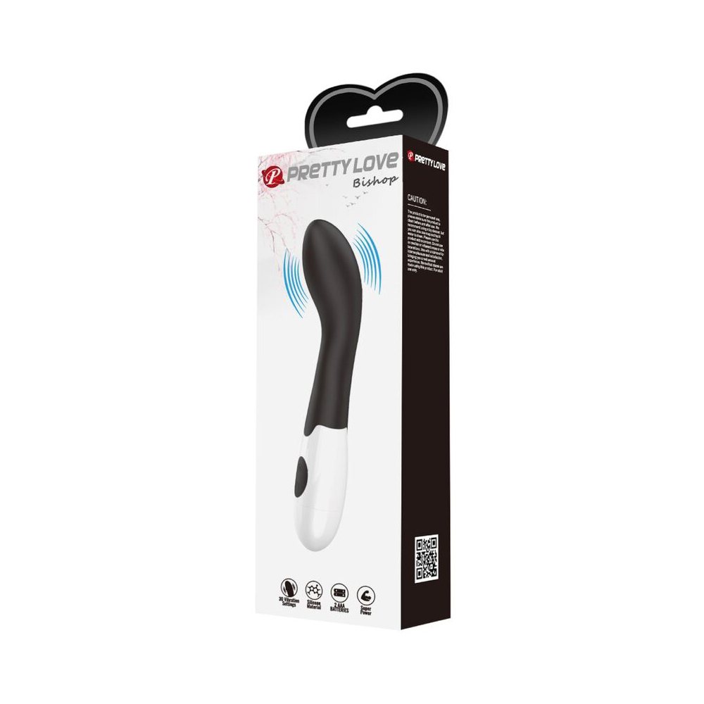 G-spot Δονητής PRETTY LOVE - BISHOP G-SPOT VIBRATOR 30 MODES BLACK
