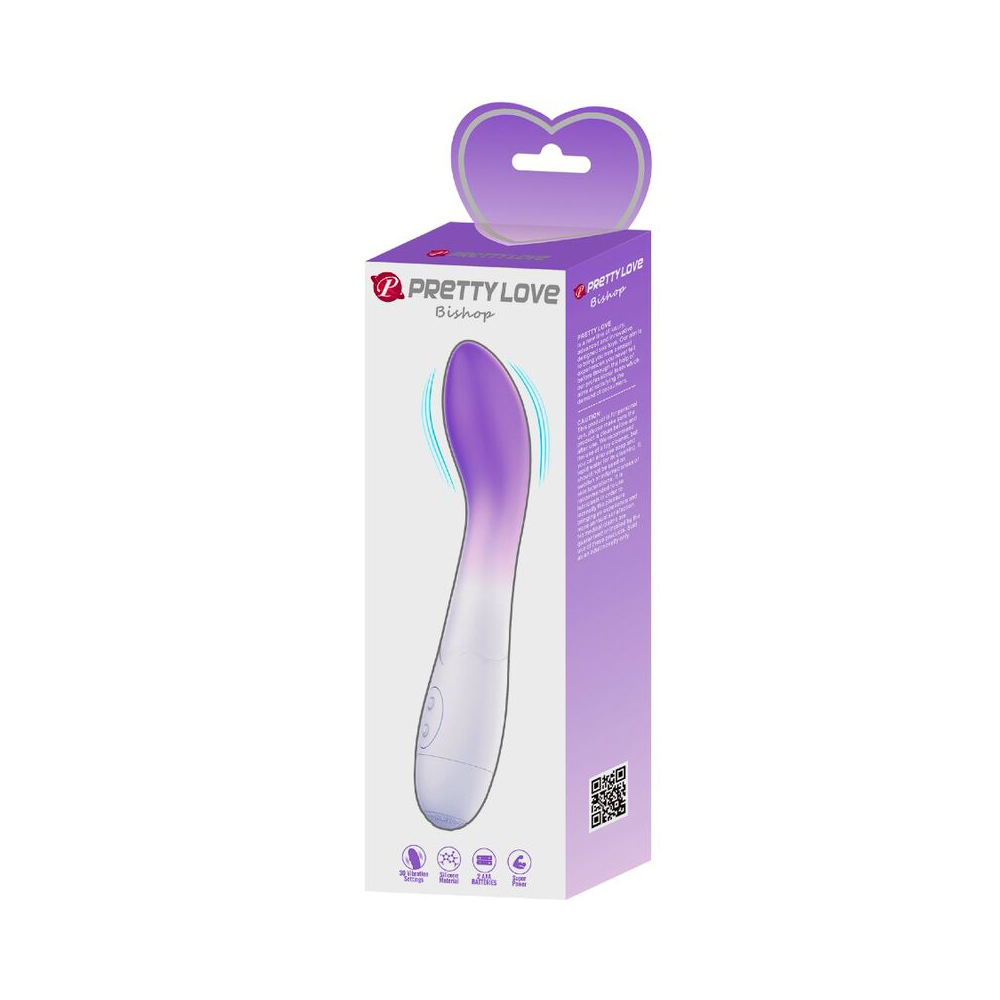 G-spot Δονητής PRETTY LOVE - BISHOP G-SPOT VIBRATOR 30 MODES PURPLE