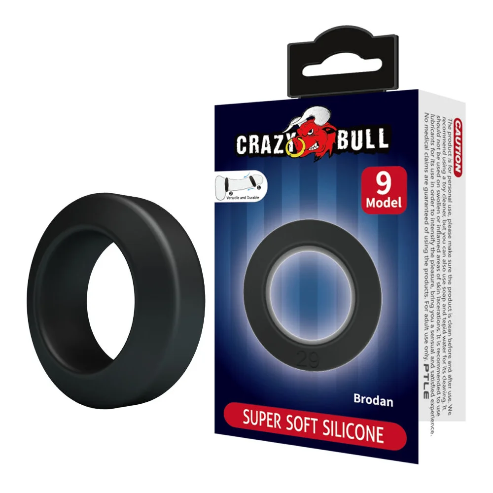 Δακτύλιος πέους CRAZY BULL - BRODAN SILICONE RING MODEL 9