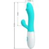 Δονητής σημείου G PRETTY LOVE - SNAPPY G-SPOT VIBRATOR AQUA GREEN