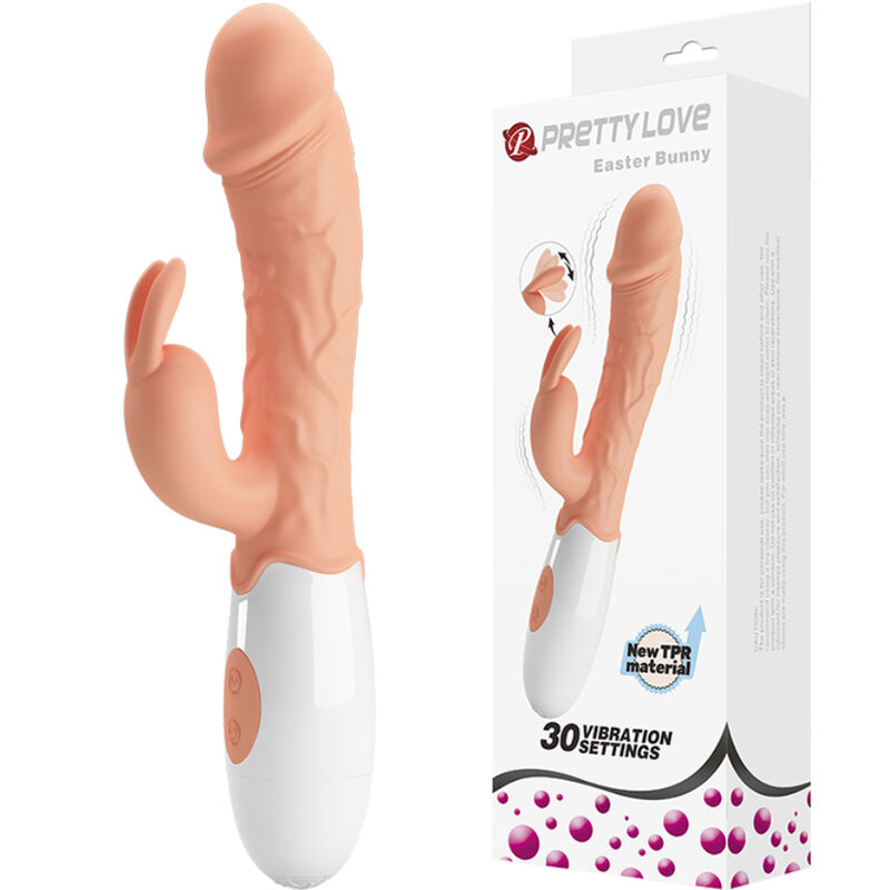 Rabbit δονητής PRETTY LOVE - EASTER BUNNY VIBRATOR WITH STIMULATOR