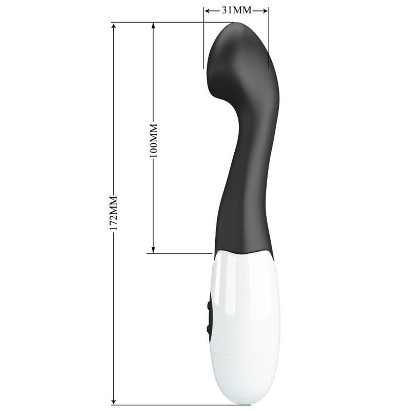 G-spot Δονητής PRETTY LOVE - CHARLES G-SPOT VIBRATOR 30 MODES BLACK