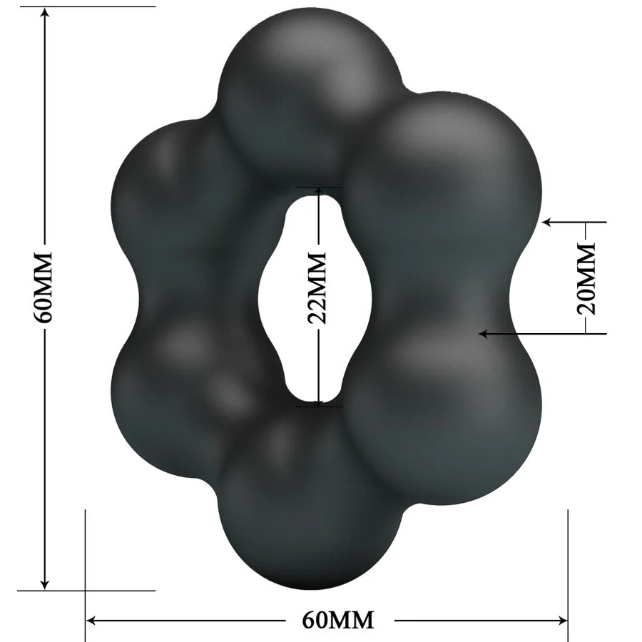 Δακτύλιος πέους CRAZY BULL - CLAUZELL SILICONE RING MODEL 10