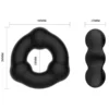 Δακτύλιος πέους CRAZY BULL - SUPER SOFT SILICONE RING WITH NODULES
