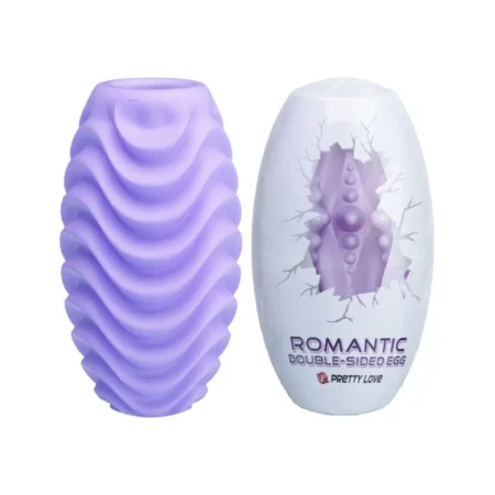 Αυνανιστήρι PRETTY LOVE - LILAC DOUBLE SIDED MASTURBATOR EGG
