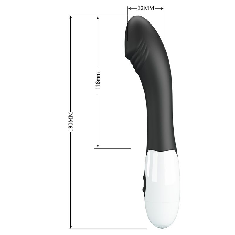 G-spot Δονητής PRETTY LOVE - ELEMENTAL G-SPOT VIBRATOR 30 MODES BLACK