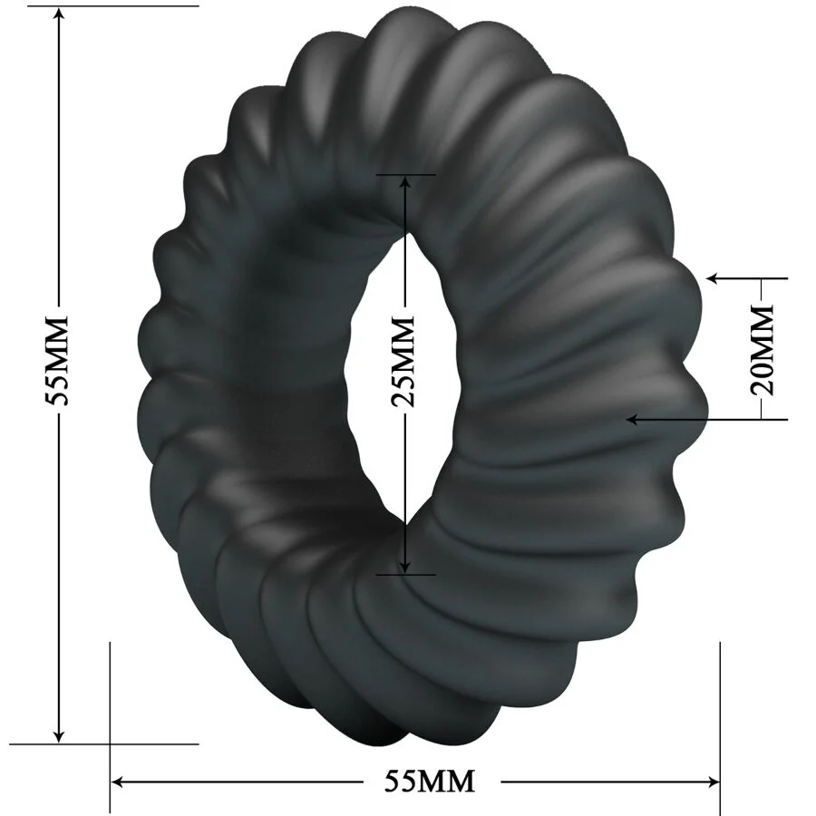 Δακτύλιος πέους CRAZY BULL - FITZ SILICONE RING MODEL 8