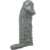 Κάλυμμα πέους PRETTY LOVE - REALISTIC PENIS ENLARGER AND DELAY SLEEVE MODEL 2 GREY