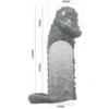 Κάλυμμα πέους PRETTY LOVE - REALISTIC PENIS ENLARGER AND DELAY SLEEVE MODEL 2 GREY