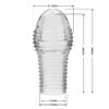 Κάλυμμα πέους PRETTY LOVE - HOTT PENIS SLEEVE GET YOUR PENIS THICKER TRANSPARENT