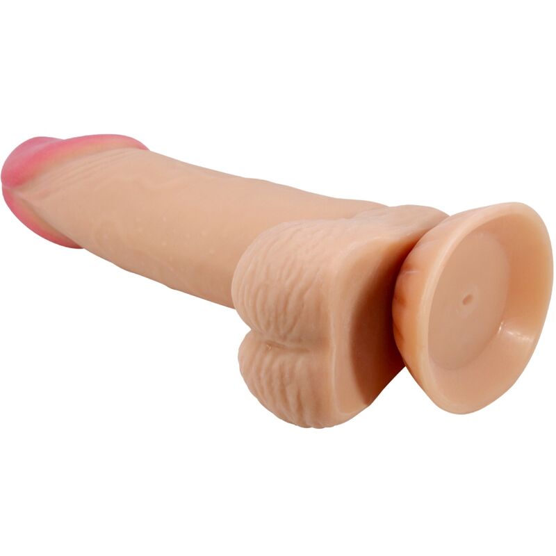 Ρεαλιστικό ομοίωμα πέους PRETTY LOVE - SLIDING SKIN SERIES REALISTIC DILDO WITH SLIDING SKIN SUCTION CUP 19.4 CM