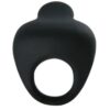 Δακτύλιος πέους με δόνηση PRETTY LOVE - THIMBLE VIBRATOR RING BLACK