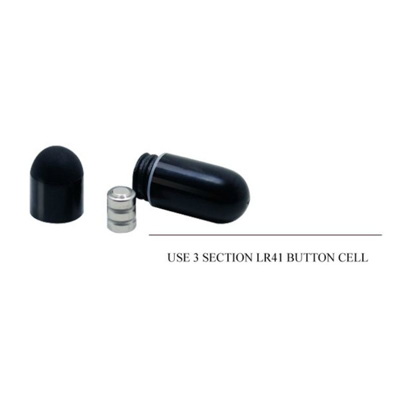 Δακτύλιος πέους με δόνηση PRETTY LOVE - THIMBLE VIBRATOR RING BLACK