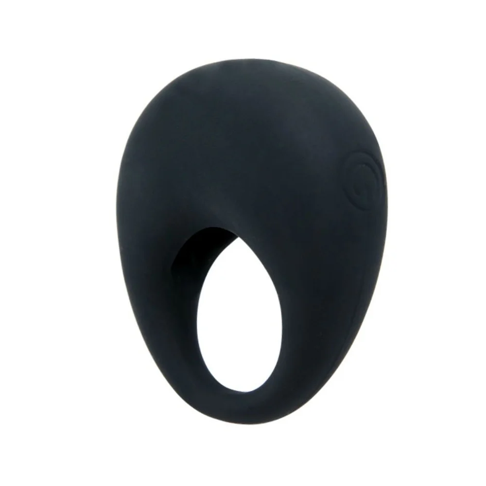 Δακτύλιος πέους με δόνηση PRETTY LOVE - TRAP VIBRATOR RING BLACK