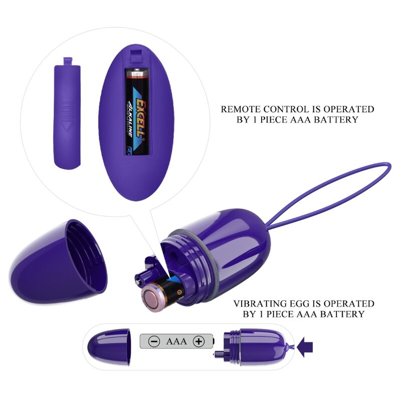 Ασύρματο αυγό PRETTY LOVE - SELKIE YOUTH MINI VIBRATING EGG REMOTE CONTROL VIOLET