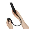 Φουσκωτό ομοίωμα πέους Inflatable Dildo with Pump 14,5 cm - Black - Easytoys Anal Collection