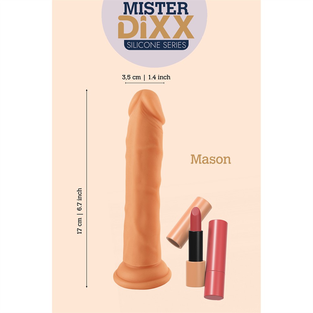 Ρεαλιστικό ομοίωμα πέους Mason 6,7 Inch Silicone Dong DREAMTOYS MR DIXX