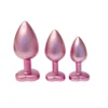 Σετ με 3 πρωκτικές σφήνες Pearl Pink Plug Set GLEAMING LOVE DREAMTOYS