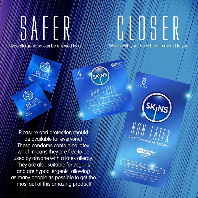 Προφυλακτικά χωρίς λάτεξ SKINS - LATEX-FREE CONDOMS PACK OF 4