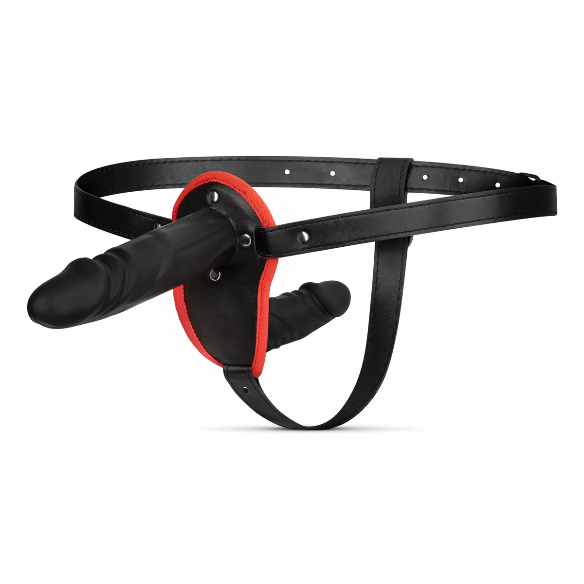 Στραπον με 2 dildos Easytoys Fetish - Double Dildo Strap-On Set - Black