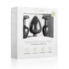 Σετ με 3 πρωκτικές σφήνες Silicone Buttplug Set with Diamond - Black - Easytoys Anal Collection